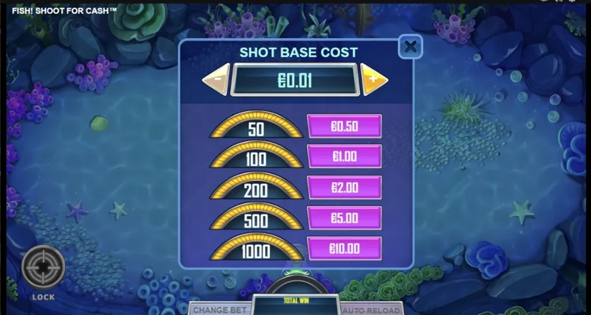 Simple instructions on how to play BW777 fish shooting